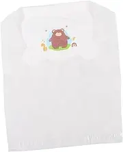 10pcs Sweat Towel Floor Doll House Towels Sweat-Absorbing Towel Wallpaper Doll House Doll House Wallpaper Petal Hair Buckle Towels for Essentials White OFFIGAM