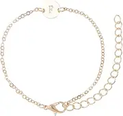 [SAFIGLE] Letter Shape Anklet Bracelets for Women Letter Anklet Ankle Chain for Girl Bracelet for Women Anklets Foot Jewelry for Women Anklet Bracelet Anklets for Women Golden