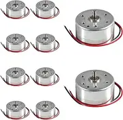 10pcs Mini Generator Motors 3V-12V DC Motor Electric Motor for DIY Electronic Wind Turbine Fan Hand Cranked Power Model School Project Educational Physics Model Cars Airplanes Scientific Experiments