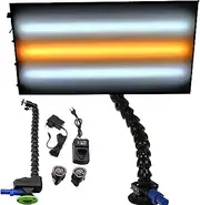 Lamp Tools Portable Cordless Car Dent Light Dent Spotlight Lamp Dent Detector ，Reflector Board PDR Lamp Board，with Battery Car Dent Repair Light Tools