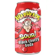 Warheads Sour Black Cherry Soda Can 355ml