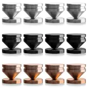 8PCS Hi-Fi Speaker Isolation Stand Feet Pad Amp Aluminium Alloy Spikes Cone Pads