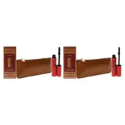 Pupa Milano Vamp! Sexy Lashes Set - Pack of 2 For Women 2 Pc 0.40oz Vamp! Sexy Lashes Mascara - 011 Black, ClutchBag