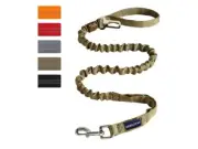 Bungee Dog Leash for Shock Absorption - Heavy Duty No MAX: 4.5 FT Army Yellow