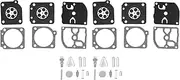 Carburetor Rebuild Kit for MS200 MS200T Chainsaw 2 Pack 32PCS Carb Repair Set Gaskets Diaphragms Paper Pads ZAMA C1Q RB69 Compatible Rubber Material