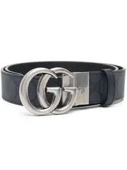 [Gucci] GG Marmont reversible belt 85 Blue