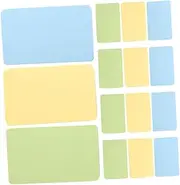 KICHOUSE Wooden Card Paper 300pcs Mini Note Cards White Business Cards Yellow Index Cards for English Vocabulary Flashcards Greetings and DIY