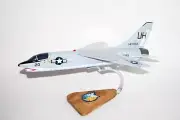 VU-7 Tallyhoers F-8 Crusader Model,Vought F-8 Crusader,18",Mahogany Scale Model