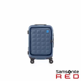 Samsonite RED 新秀麗20/24/28吋行李箱/登機箱TOIIS M前開式可擴充PC防刮防盜拉鍊_白/藍/粉