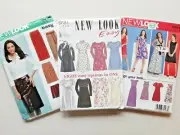 NEWLOOK PATTERNS (3) Sewing Patterns Misses Sizes 8-18 Uncut Factory Folded