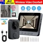 Video Door Bell WiFi Phone Intercom System with Monitor Doorbell Camera Wireless