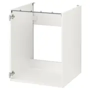 ENHET base cb f sink, white, 60x60x75 cm