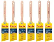 Genuine Purdy 6 Pack Clearcut Glide Angular 2" Paint Brushes 144152120-6PK