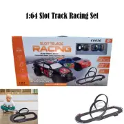 Slot Car Race Track Set Electric Powered Race Track Dual Racing Car Track Set