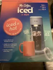 Mr. Coffee Single-Serve Iced and Hot Coffee Maker with Reusable Tumbler openbox