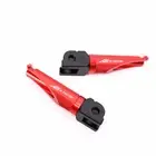 Red SHINOBI CNC Front Foot Pegs For Honda CB600F Hornet 98-01 02 03 04 05 06