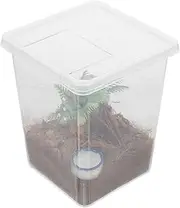 ERINGOGO 1 Set Transparent Spider Pet Box Escape Resistant Breeding Cage for Jumping Spiders Reptile Habitat Comfortable Non Capturing Environment for Home Office