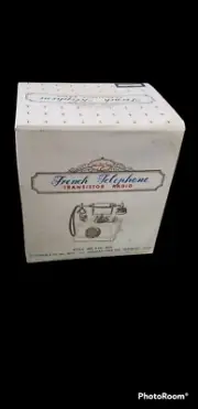 RARE Vintage 1965 NOS HEDAYA 6 TRANSISTOR AM RADIO French PHONE Telephone JAPAN