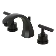 Kingston Brass KS498.CML Manhattan 1.2 GPM Widespread Bathroom - Black