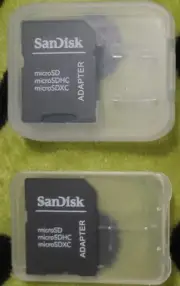 2 SanDisk MicroSD Adapters