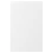 VOXTORP 2-p door f corner base cabinet set, right-hand matt white white, 25x80 cm