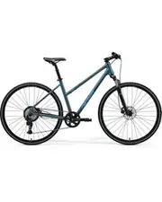 Merida Crossway L 20 Hybrid Bike Silk Steel Blue