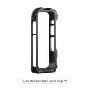 For Insta360 X4 Plastic Rabbit Cage Panoramic Camera Expansion Protective Frame