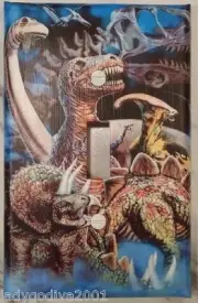 'New!' LARGER SIZE! Dinosaur World - Light Switch Cover
