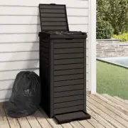 Trash Can Garbage Bin Box Outdoor Trash Bin with Lid Polypropylene vidaXL