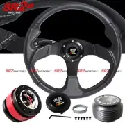 320MM Steering Wheel + Quick Release + Hub + Horn For RSX CIVIC ACCORD PRELUDE (for: Toyota)