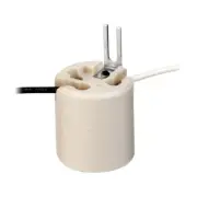 Leviton Porcelain Incandescent Medium Base Lampholder 1 pk (Pack of 5)