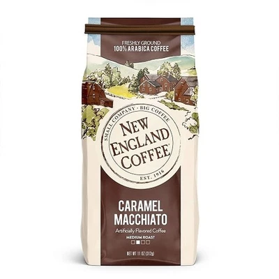 New England Coffee Caramel Macchiato Ground Coffee
