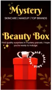 Skincare and Makeup Mystery Box Beauty Bundle Surprise Box full box Top Brands