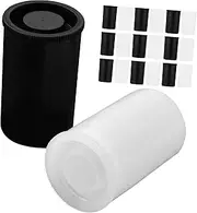 LALAFINA Empty Film Canisters Caps 20-Pack Film Containers Pe Material for Multiple Rolls