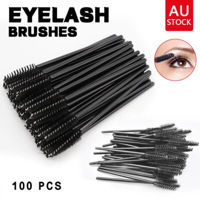 100-200PCS Disposable Mascara Wands Eyelash Brushes Lash Extension Applicator