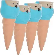 DECOMELODY 4Pcs Owl Shaped Self Watering Devices for Indoor Plants Automatic Watering Globes for Potted Plants