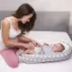pentagon 母嬰館 純棉可擕式嬰兒床中床 新生兒bb寶寶睡覺神器 可折疊仿生床