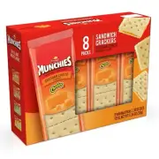 Frito-Lay Cheetos Munchies CHEDDAR CHEESE Sandwich Crackers 1 Box