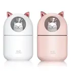 2Pcs Cute Mini Humidifier USB Colorful Night Light Home Silent Air Humidifier