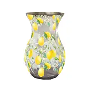 Gibson Gifts Lemon Grove Flower Vase Home/Kitchen Tabletop Decor Display