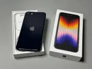 NEW iPhone SE 5G 2022 3rd Gen 64GB Unlocked Black iOS Smartphone