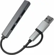 USB 3.0 Hub Adapter, USB C to USB Hub 3 Ports, 5V/3A USB C Splitter for Laptop,