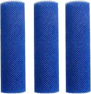 3 Pieces African Bath Sponge, Long Exfoliating Shower African Net, Body Back Scrubber Bath Scrubber Sponge for Skin Smoother, Exfoliating Bathing African Net Great for Men Women Daily Use (BE)