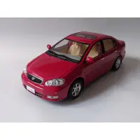 在飛比找蝦皮購物優惠-1/18 Toyota Corolla Altis 紅色模型