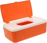 ETHZZLE Wipes Dispenser Reusable Tissue Box for Wet Wipes Compact Travel with Lid Prevents Drying Easy One Handed Use for Home and Travel