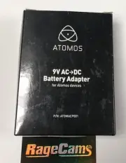 Atomos ATOMACP001 9v AC DC Power Adapter Supply For Ninja Blade Samurai