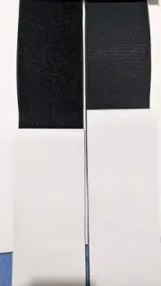 4" Wide Hook and Loop Tape with Self Adhesive Extra Sticky Backing by the Yard