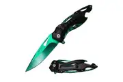 MTech USA Metallic Green Pocket Knife Black Aluminium Handle (K-MT-A705GNNS)