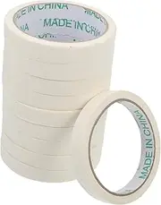 MINAOLULUS 10pcs Car Spraying Tape Single Side Crepe Paper Adhesive for Painting Decorating Easy Peel No Residue for Use