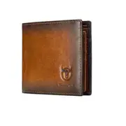 Men PU Leather Vintager Blocking Anti-theft Wallet
